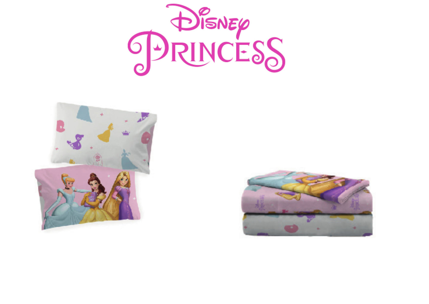 Completo Letto Singolo PRINCESS 1 Piazza Set Letto Lenzuola Cotone 100%