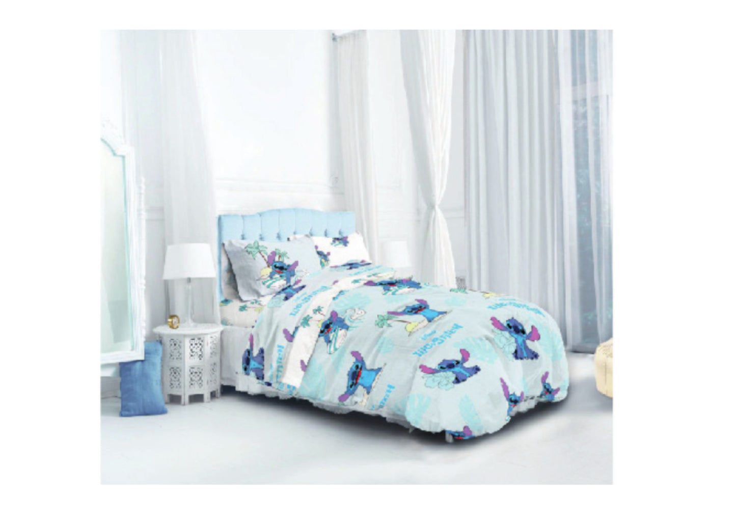 Completo Letto Singolo STITCH CEL. 1 Piazza Set Letto Lenzuola Cotone 100%