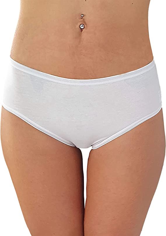 COTONELLA Slip Donna art. 3940 Midi con Tassello ANTIBATTERICO set 3 Pezzi