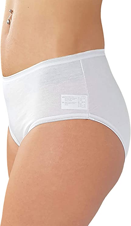COTONELLA Slip Donna art. 3940 Midi con Tassello ANTIBATTERICO set 3 Pezzi